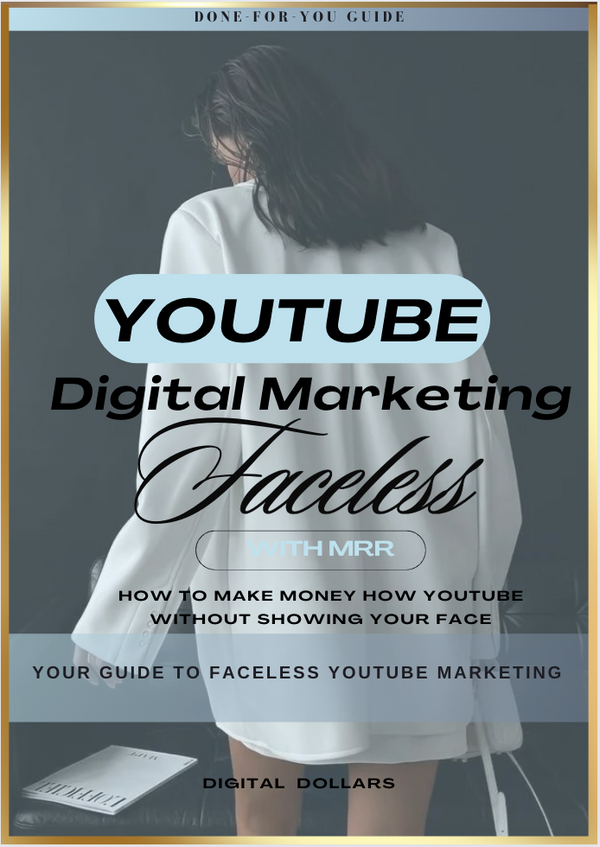 YouTube Faceless Digital Marketing | PLR MRR